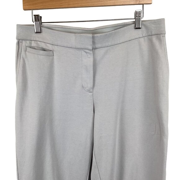 J  Jill Women's Light Gray Cropped Pants Size Small Stretch‎ Pockets Casual - Picture 4 of 10